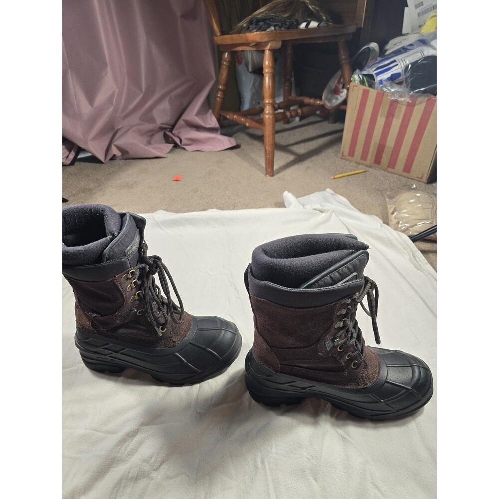 Kamik Mens Winter Boots Size 7 Brown And Black